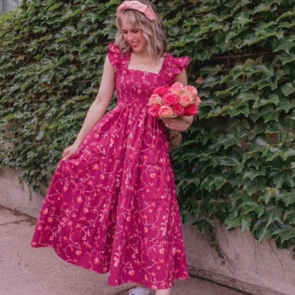 Hill House Ellie Floral Nap Dress NEW! - Picture 10 of 12
